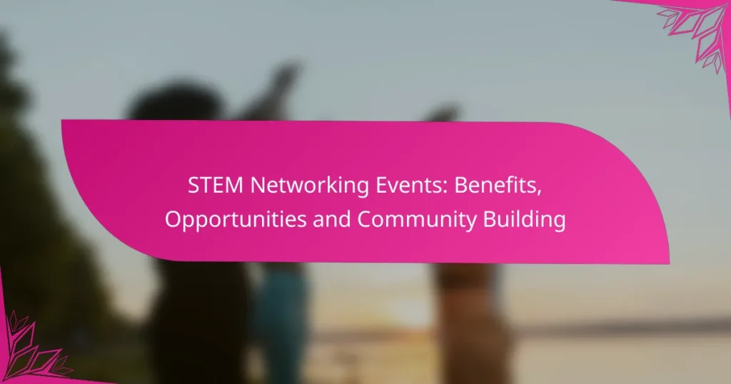 STEM Networking Events: Benefits, Opportunities and Community Building
